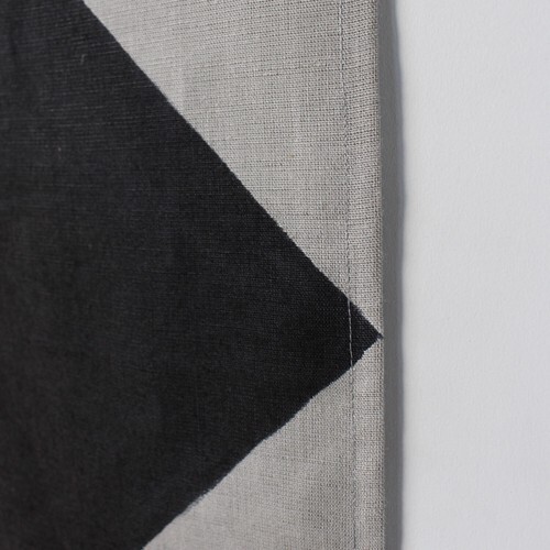Niigata Noren Japanese Cotton Linen door curtain Shoen square Light and Shade - Picture 4 of 9