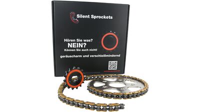 Kettenkit Kettensatz RK Honda VT 600 Shadow Bj.:90-98 GERÄUSCHARM