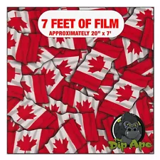 Hydrographic film Transparent Canadian hydro dipping 7' x 20" hydro dip