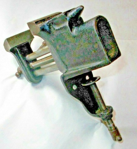 Rare Bench Vise Millers Falls Co. No. 16 Bench Vise 2" Wide Jaws Opens to 2-1/2" - Picture 8 of 10