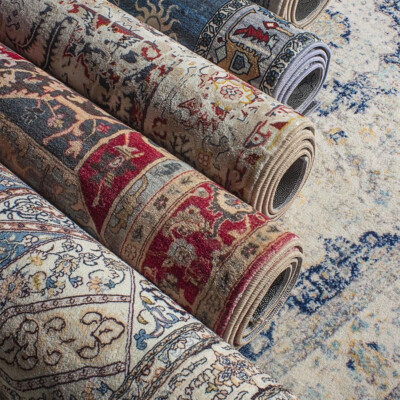 Traditional Oriental Medallion Area Rug Persien Style Carpet Runner Mat AllSizes