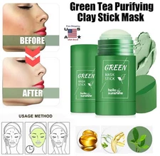 4× Green Tea Purifying Clay Stick Mask for Blackhead Remover Deep Clean Pore USA