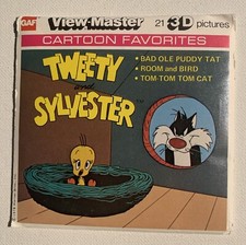 View-Master TWEETY and SYLVESTER Packet J28  Booklet V6 