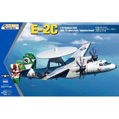 Kinetic #K48066 1/48 E-2C Hawkeye 2000 VAW-115 Liberty Bells Sayonara Atsugi