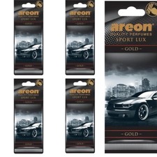 AREON Sport Lux Car Air Freshener. Gold oriental . Pack of 5