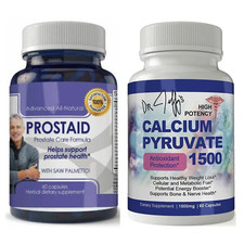 Prostate Health Supplements Saw Palmetto  Calcium Pyruvate Weight Loss Pills