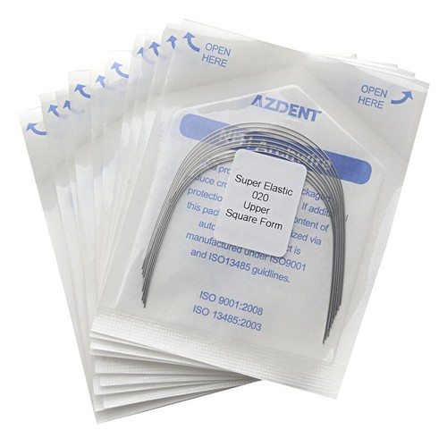 AZDENT Dental Orthodontic Super Elastic Nitinol Arch Wires Square Round Shape - Picture 73 of 82