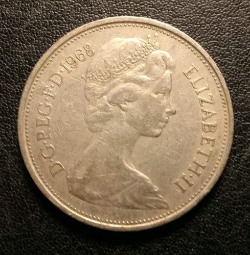 1968 Great Britain Ten Pence Coin