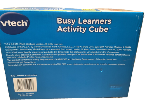 VTech 2013 Busy Learners Baby Activity Cube Toy, 5 Sides of Interactive Play!!๐ - Picture 10 of 10