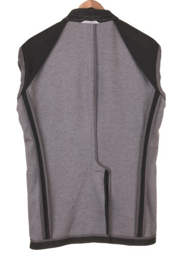 Chaqueta Blazer Abrigo Armani Collezioni Gris Carbón Algodón Mezcla Poli Sin Forro 42 - Imagen 7 de 11