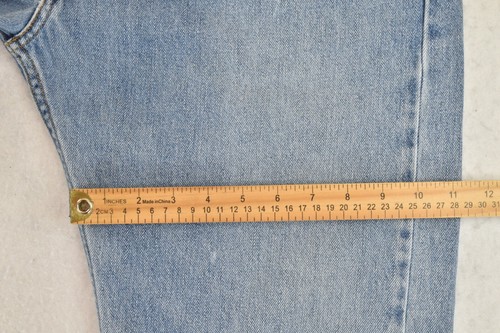 Levis Jeans 505 Regular Fit Straight Mid Rise Med Wash Blue Denim Men Size 38x32 - Picture 19 of 24