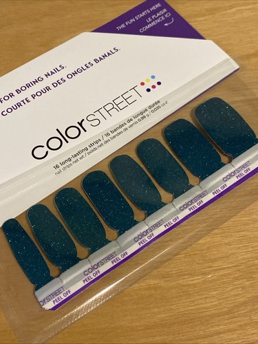 LONDON TOPAZ Color Street Nagellackstreifen Neu in Verpackung Dezember Abonnementkarton!!!