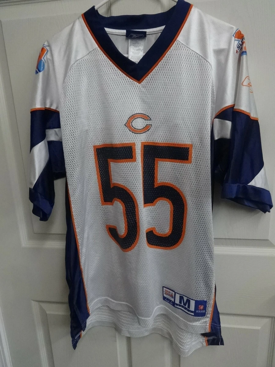 Reebok NFL Chicago Bears Football Jersey Lance Briggs Superbowl