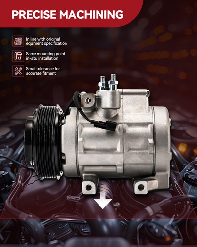 AC A/C Compressor 158325 For Toyota Tundra 2007 2008 2009-2020 5.7L CO 11234C - Picture 4 of 16
