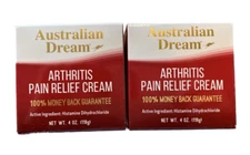 Australian Dream Arthritis Pain Cream 4oz ( 2 pack ) ^^