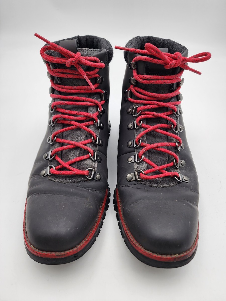 COLE HAAN Zerogrand Lace Up Boots C29486 Magnet Leather Men\'s Size 10.5 M COLE HAAN Zerogrand Hiker Boots C29486 Magnet Leather Men main image 4
