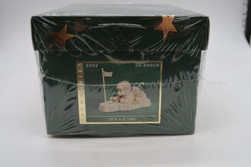 Department 56 Snowbabies Starlight Games IT'S A GIMME NRFP 2002 Golf retirado - Imagen 5 de 7