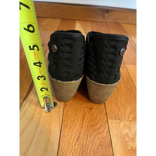 Sexy cuñas tejidas negras de chenilla Bernie Mev 38 EUR/US 7,5-8 - Imagen 5 de 5