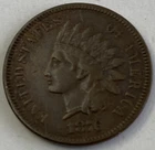 1876 INDIAN HEAD CENT UNCERTIFIED #35