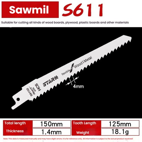 15/22.5cm Saw Blade: Sharp Teeth for Cutting Wood and Plastics - Picture 11 of 12