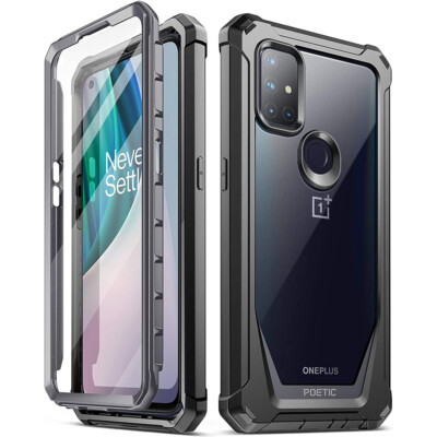 Phone Case For OnePlus Nord N10 5G Shockproof Cover Black With Screen  Protector