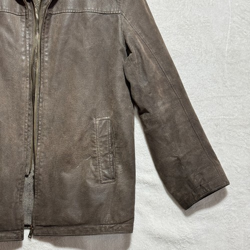 Danier Soft Leather Jacket Coat Brown Thinsulate Lining Men's S - Picture 7 of 24