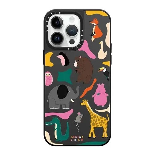 🎨iPhone 11/12/13/14/15/Pro/Max Casetify Shock Proof Clear Case Multipatterned - Picture 57 of 175