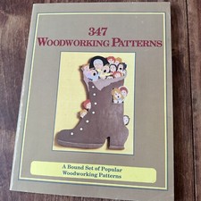 347 Woodworking Patterns Book 1991 8th of Printing Uncut Patterns Paperback