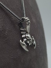 Skorpion Silber Kette Sternzeichen Damen Herren Schmuck 925 Silber Halskette