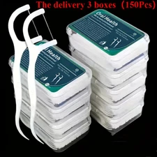 150Pcs Dental Floss Sticks:Deep Cleaning,Portable&Disposable –Ideal F Oral Care