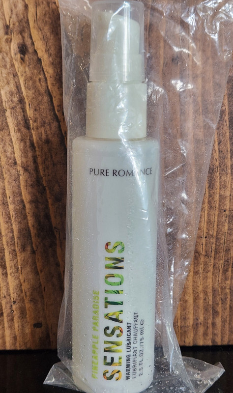 Pure Romance Sensations pineapple paradise warming lubricant NEW
