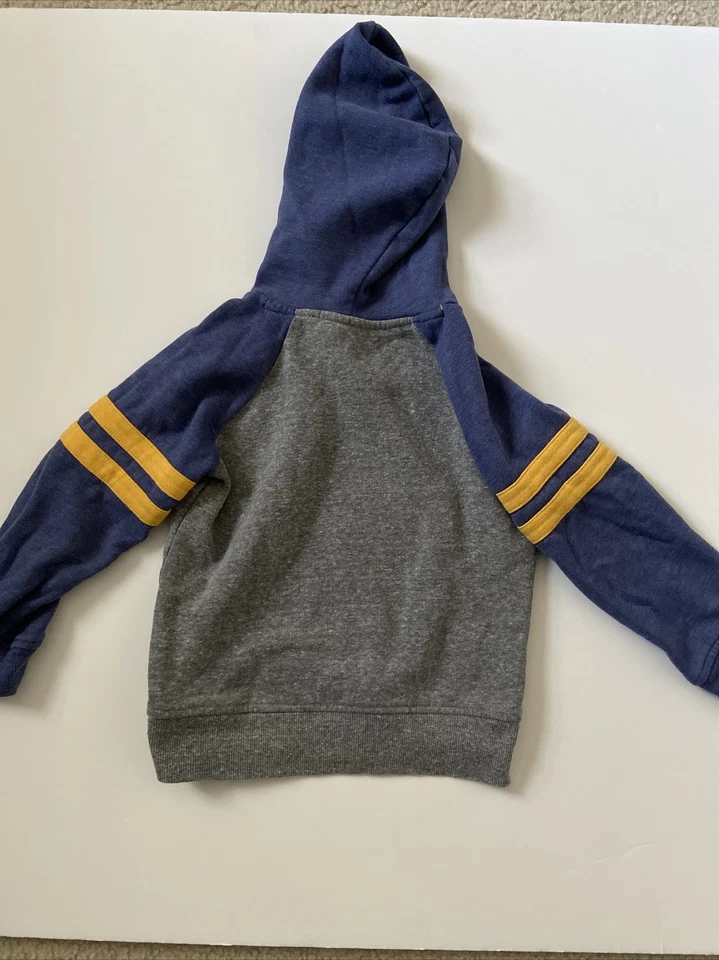 Sonoma Boys Super Mario Blue Yellow Hoodie Size 5*** - Image 4 of 4