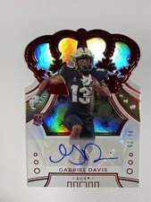 2020 Panini Chronicles Crown Royale Gabriel Davis Red Rookie RC Auto /25 #87 SSP