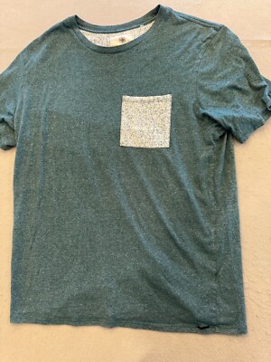 One The Byas T Shirt Mens XL Blue Heather Pocket Everyday Basic Layering Tee