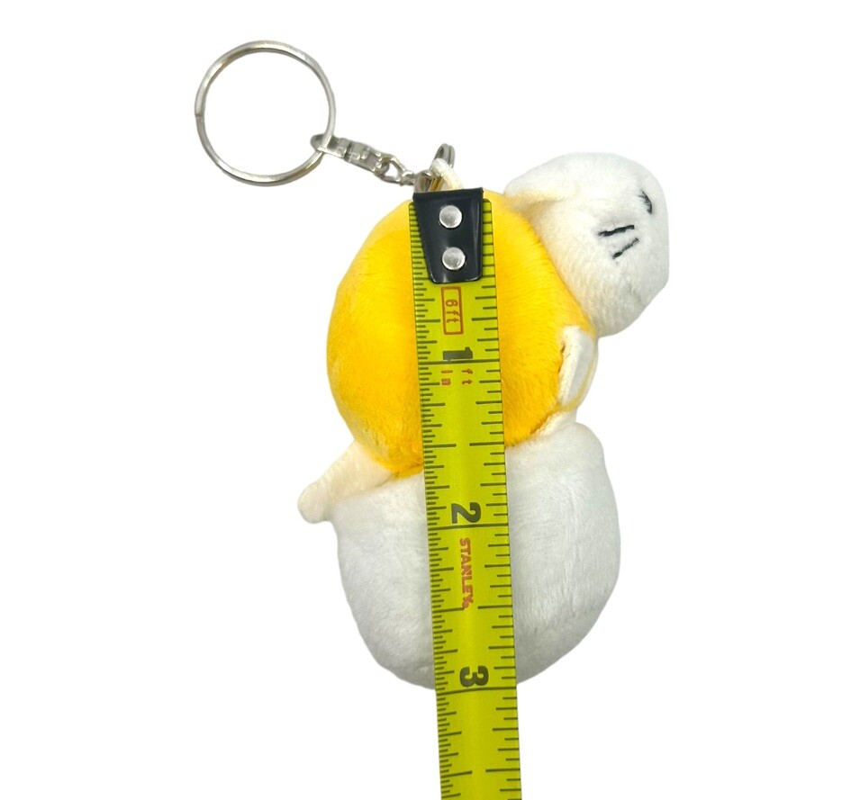 San-x Nyah Nyan Nyanko 3” Plush Keychain Yellow Kitten Desert
