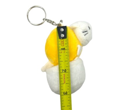San-x Nyah Nyan Nyanko 3” Plush Keychain Yellow Kitten Desert
