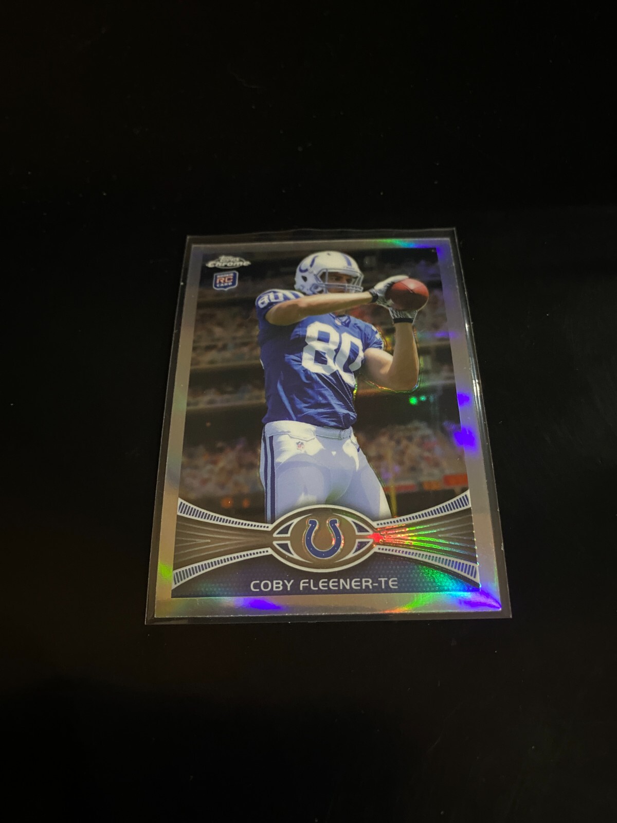 Coby Fleener 2012 Topps Chrome Refractor RC Colts 209