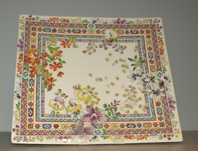 NEW Rectangular Platter  , Bagatelle  From GIEN 