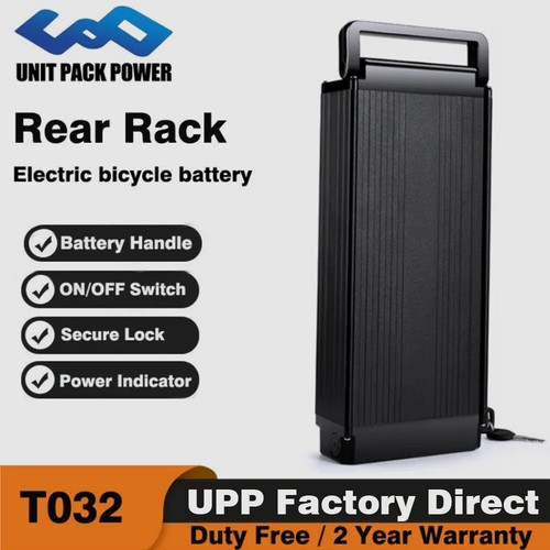Electric Bike 36V 48V 52V 27Ah 20Ah 18Ah Rear Rack Lithium Battery for 0-2000W - Picture 5 of 9
