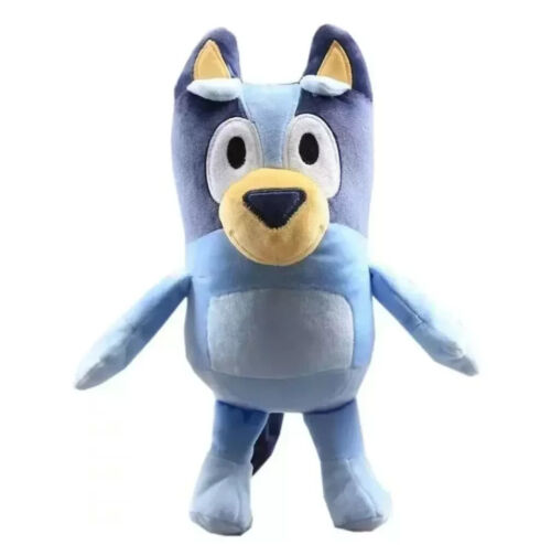 Bluey Friends - Juguetes de peluche de bingo de 28 cm de altura - Peluche de perro de dibujos animados suaves y tiernos