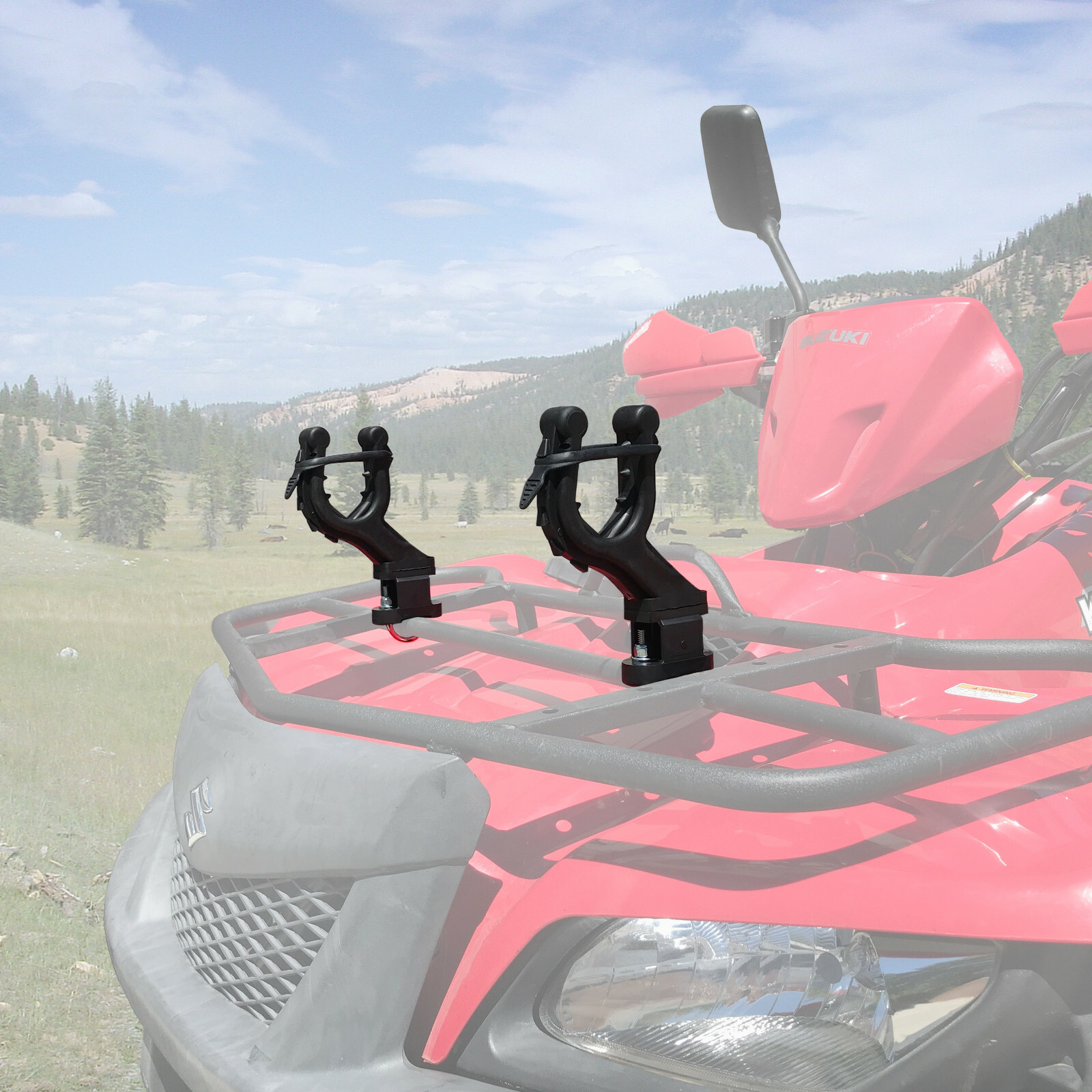 GRASPUR™ ATV Gun & Bow Rack Single ATV Gun Holder Model ATV1 FREE