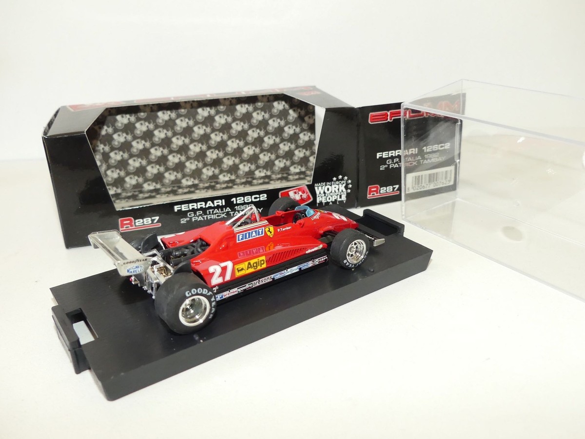 FERRARI 126 C2 GP ITALIE 1982 TAMBAY BRUMM R287 1:43
