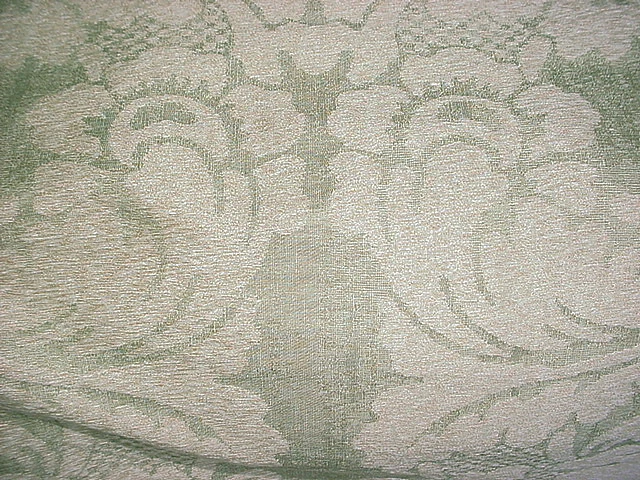 4-1/4Y Lee Jofa 2015116 Le Grenate Herb Silk Floral Damask Upholstery Fabric - Image 3 of 4