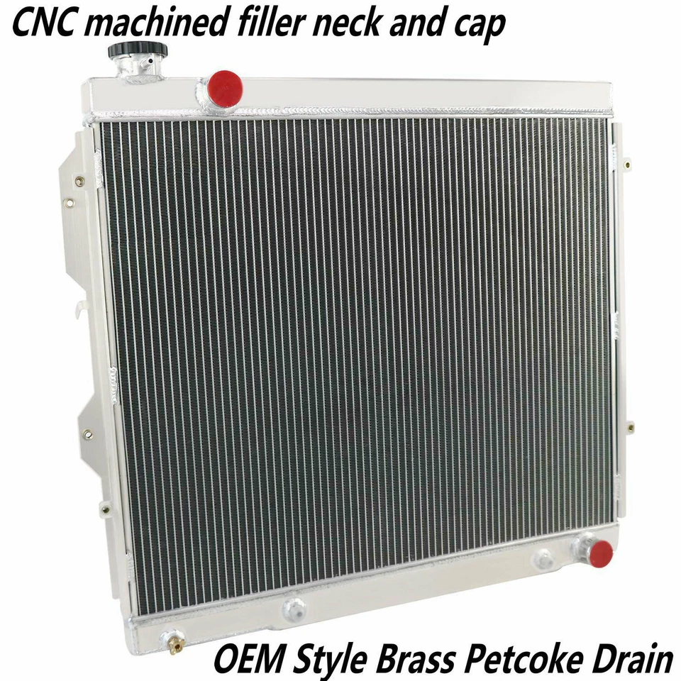 3 Row Aluminum Radiator Fits 2000-2006 2002 2003 2004 Toyota Tundra 4.7L V8 - Image 4 of 4