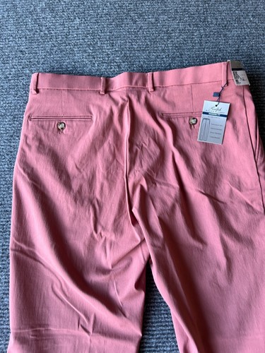 Ralph Lauren Pants Mens 36x32 Red Pink Performance Golf Dress Slacks Commuter - Picture 8 of 14