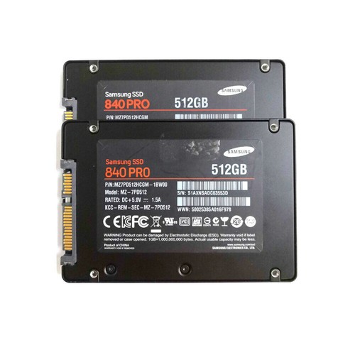 Samsung 840 PRO 512GB 2.5" SATA III SSD MZ-7PD512 Solid State Drive SSD Laptop - 第 4/9 張圖片