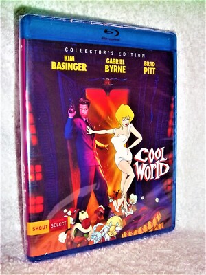 Cool World (Blu-ray, 2022) NEW Kim Basinger Gabriel Byrne Brad