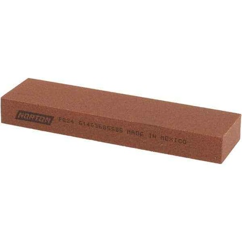 Norton 61463685585 Aluminum Oxide Sharpening Stone, 4" L x 1" W x 1/2