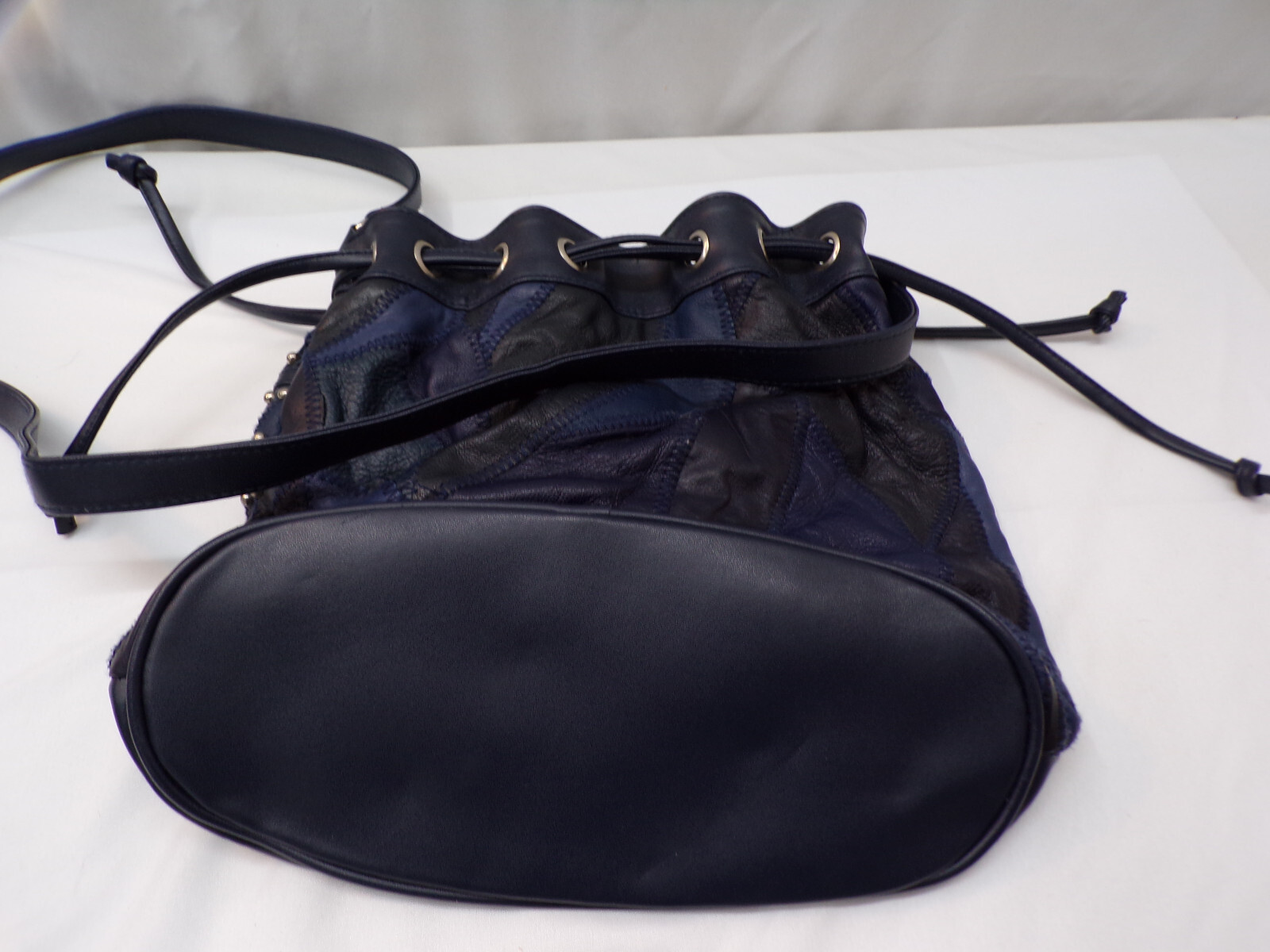 La Covina Beaded Patchwork Leather Handbag Purse … - image 4