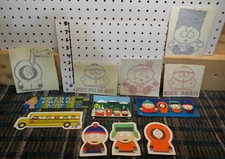 SOUTH PARK  STICKERS  ,  COMEDY CENTRAL  ,  11 NEW OLD STOCK STICKERS/ TRANSFERS